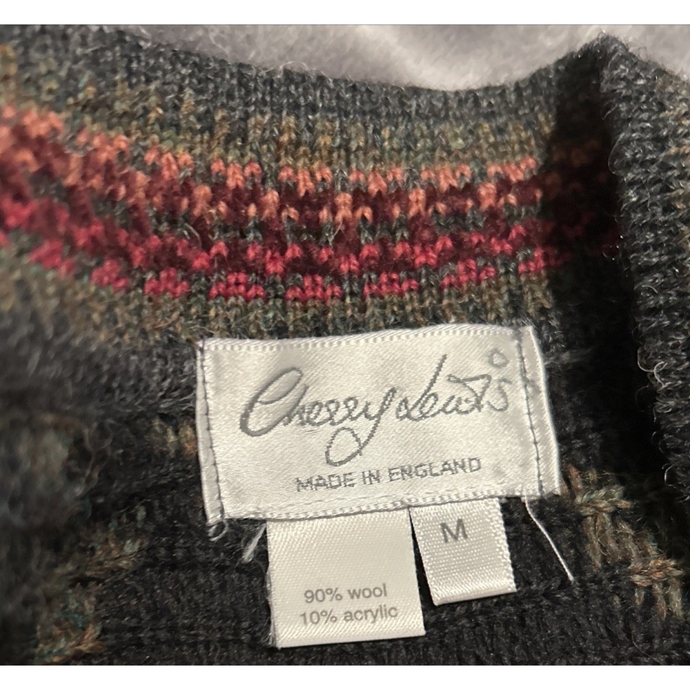CozyVintage Floral Knit Cardigan - Multi-Color - Picture 5 of 10